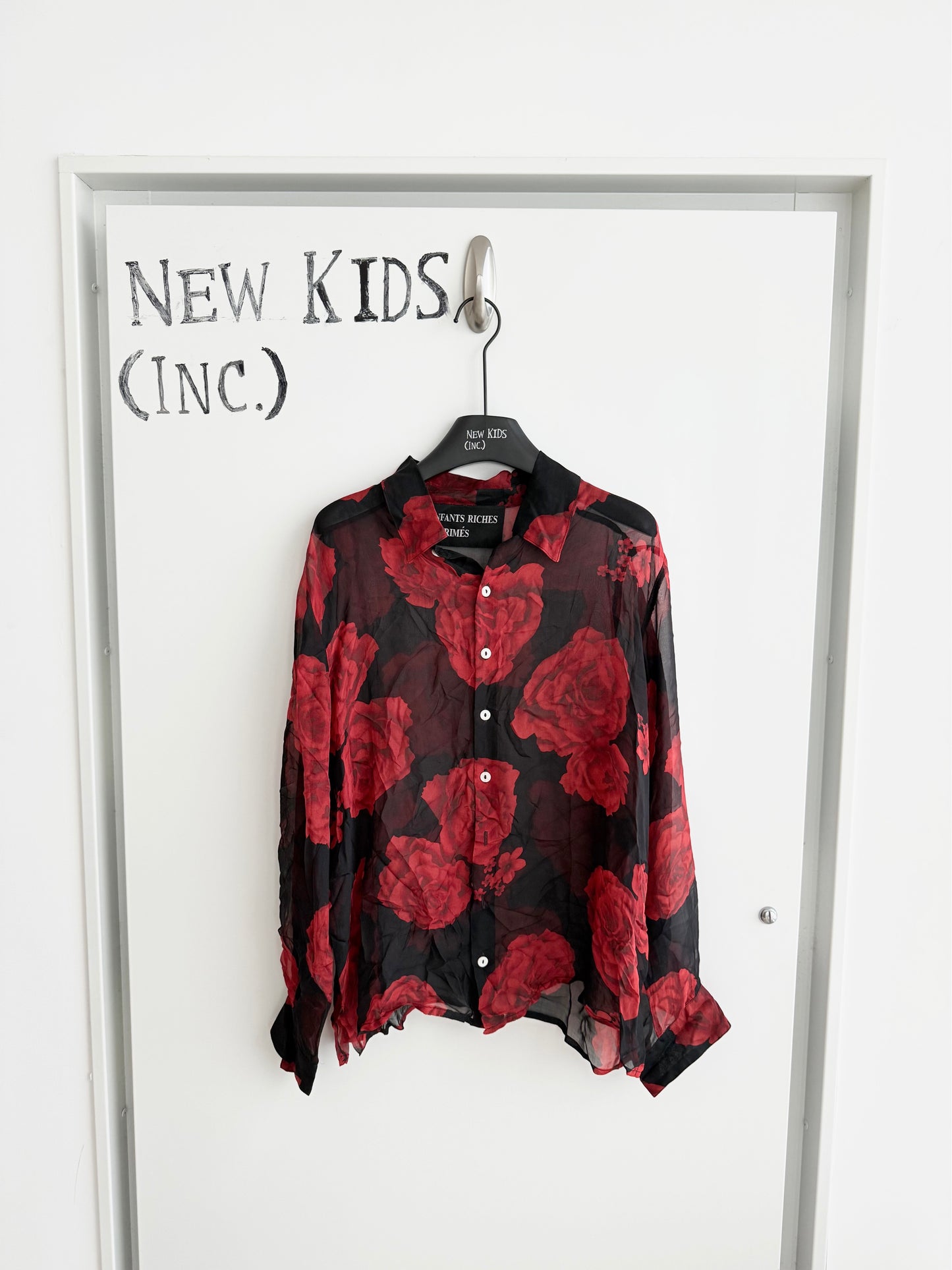 Enfants Riches Deprimes Silk Roses Shirt