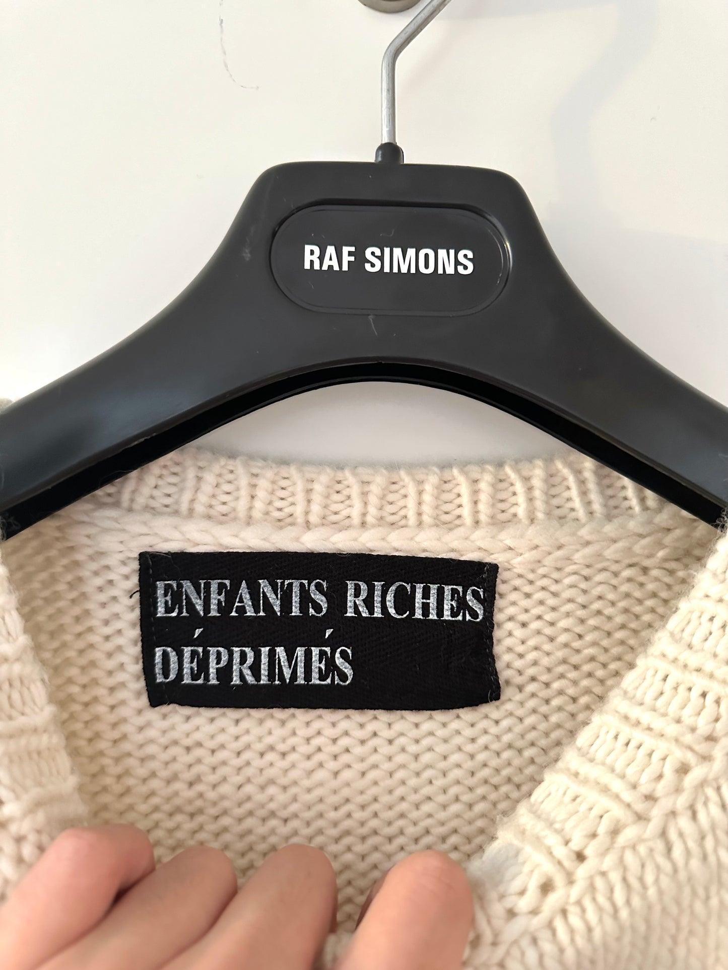 Enfants Riches Deprimes Apres Defile Cross knit Sweater