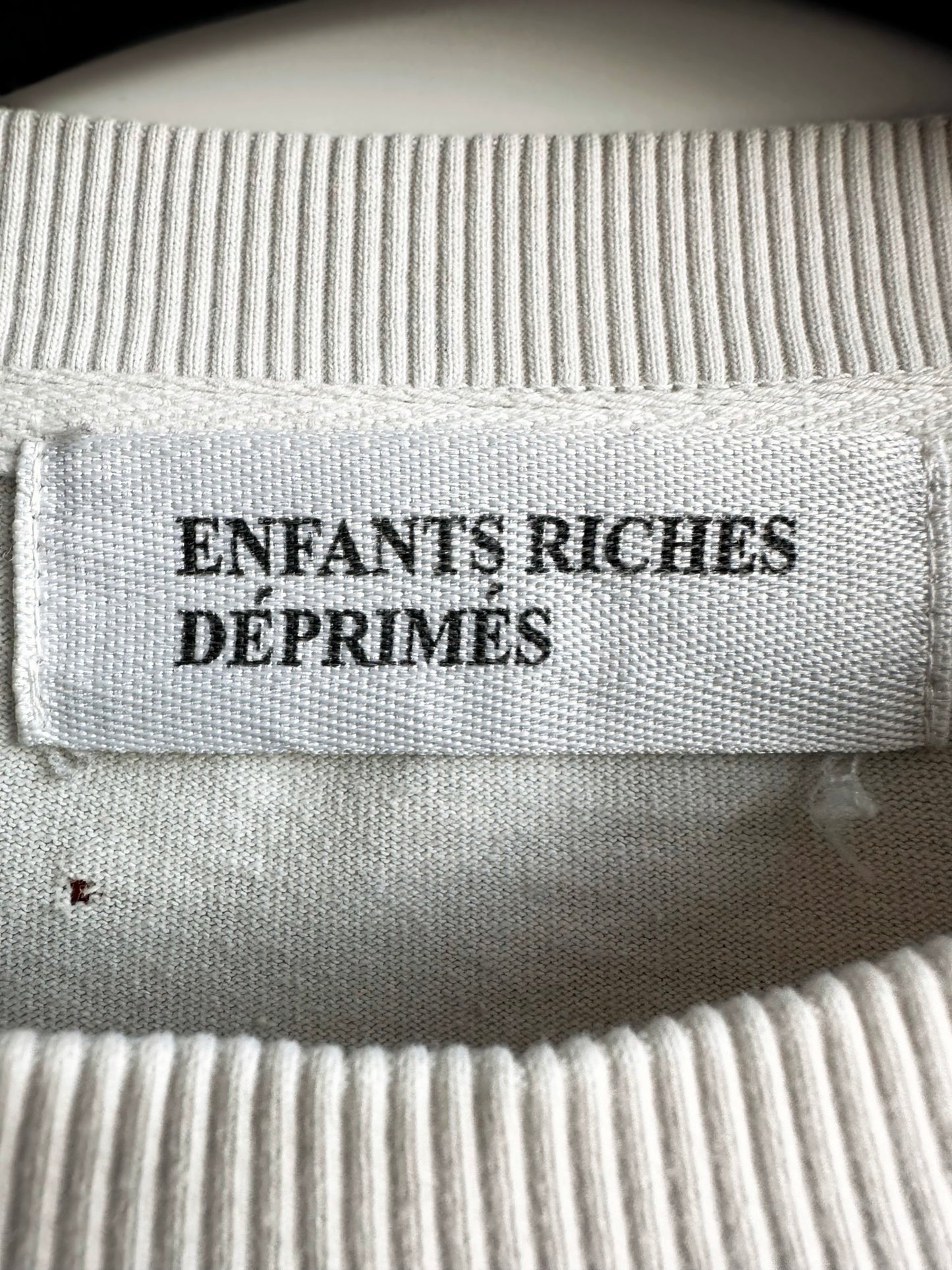 Enfants Riches Deprimes TV Static Slogan Long Sleeve Shirt