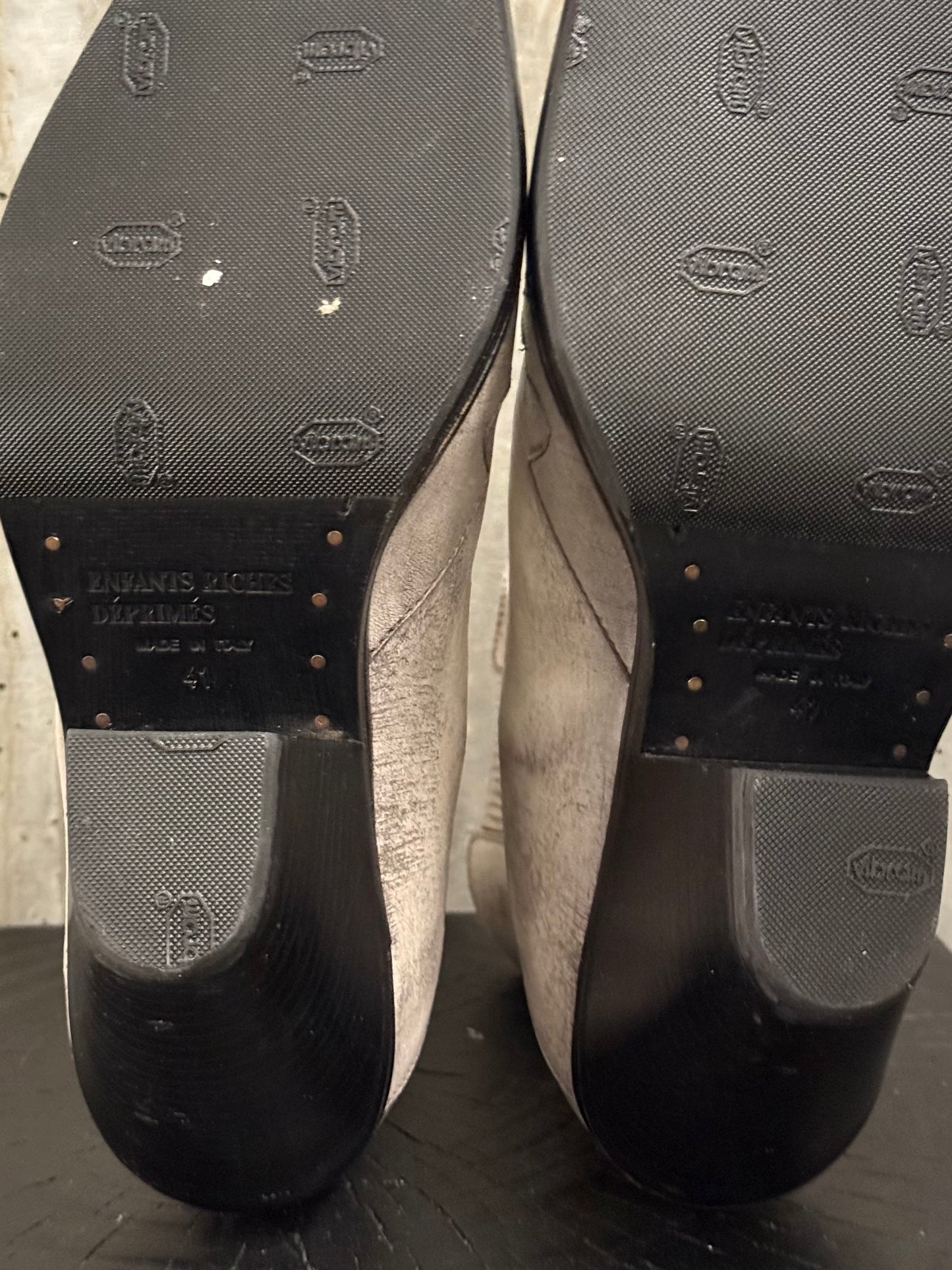 Enfants Riches Deprimes Rose Metal Tip Midnight Cowboy Boots White