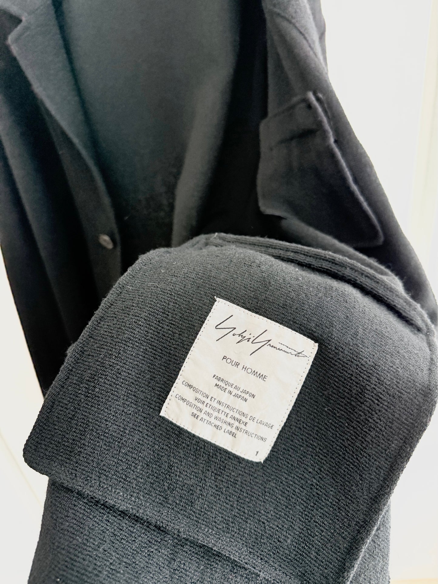Yohji Yamamoto 20AW Half Cloak Jacket