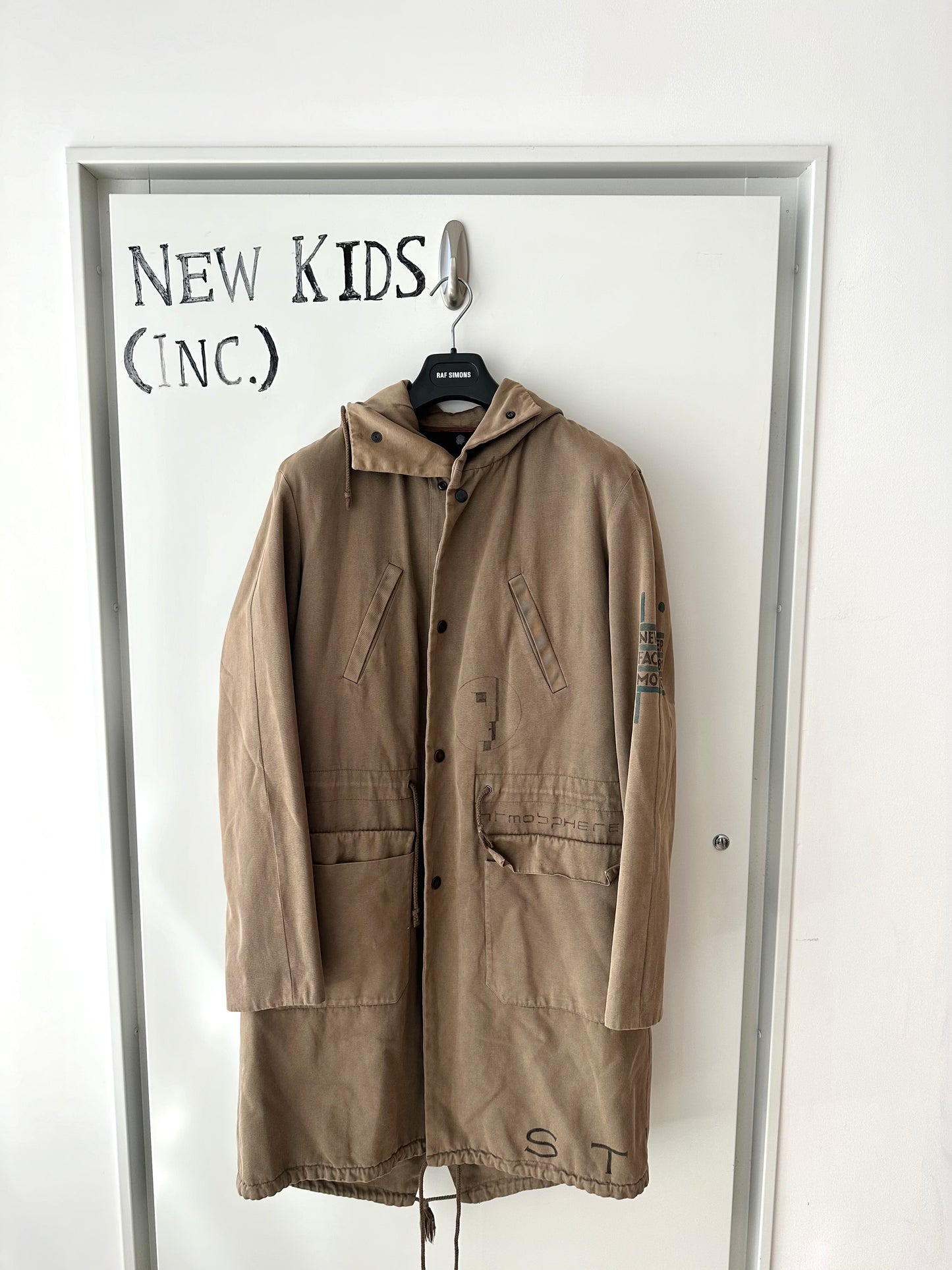 Raf Simons Closer New Order Dazzle Parka