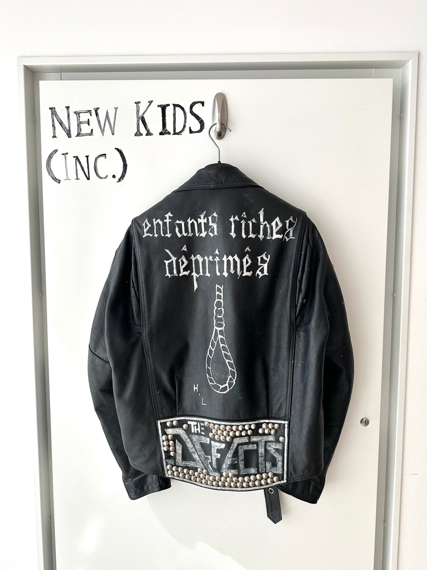 Enfants Riches Deprimes Hand Printed Punk Jacket