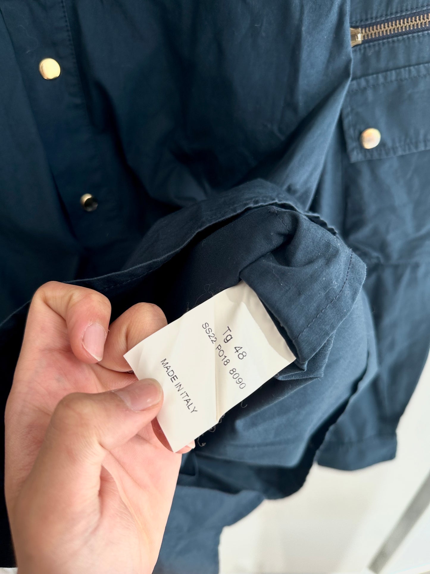 Raf Simons Worker Zip up Shirt