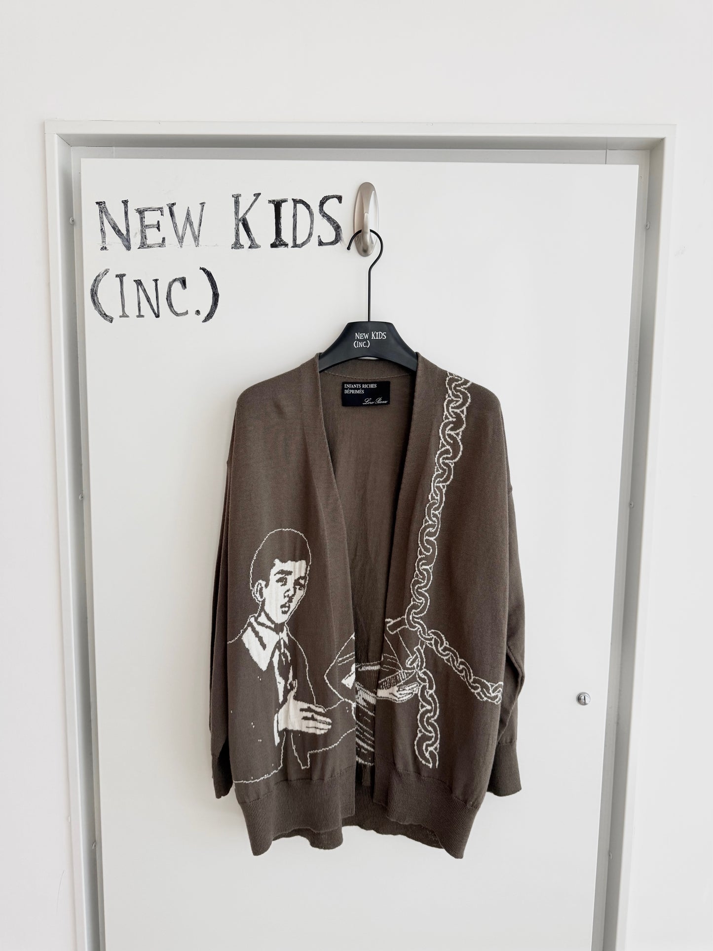 Enfants Riches Deprimes Loro Piana Chain Cardigan