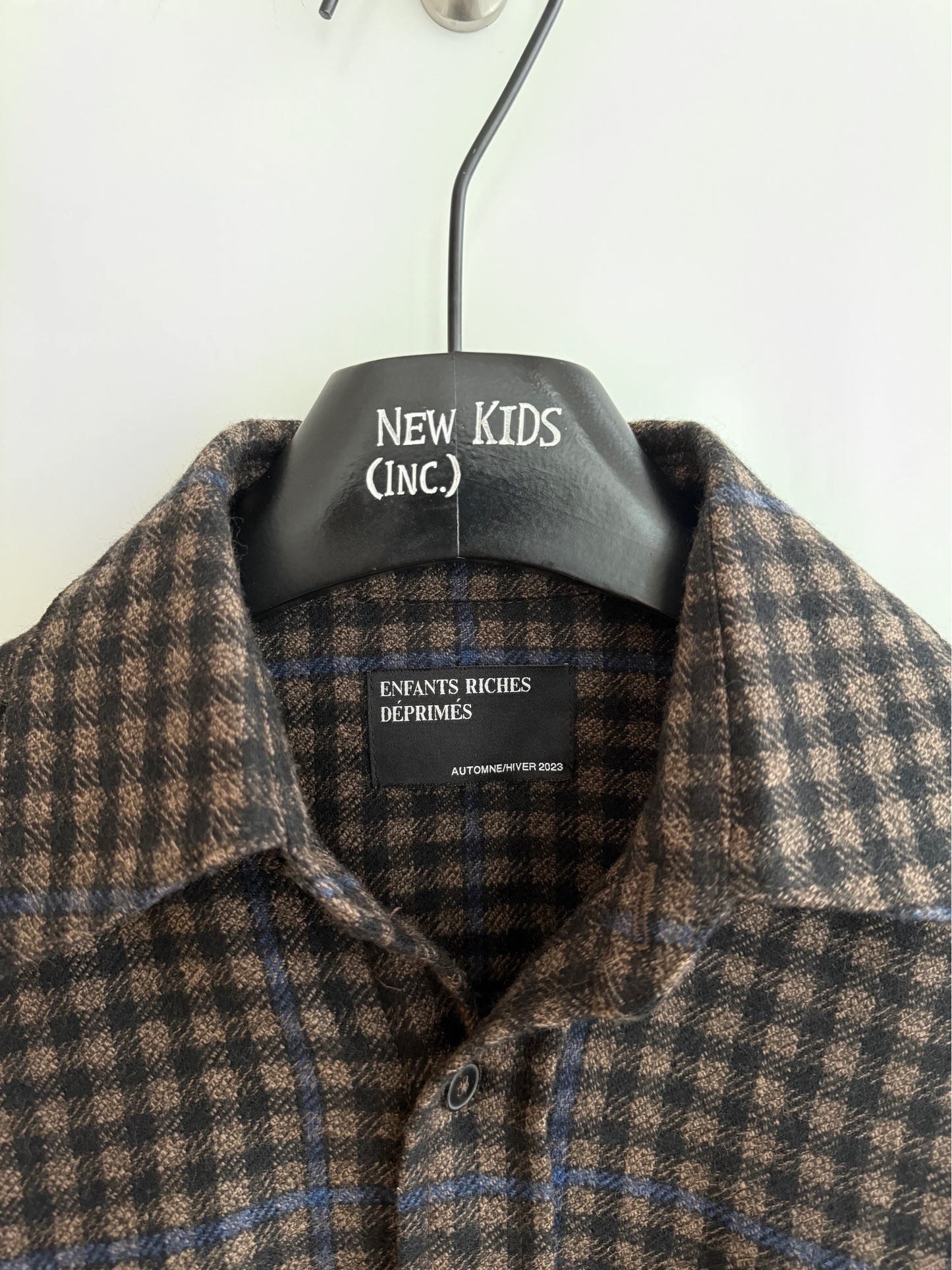 Enfants Riches Deprimes Patched Flannel Shirt