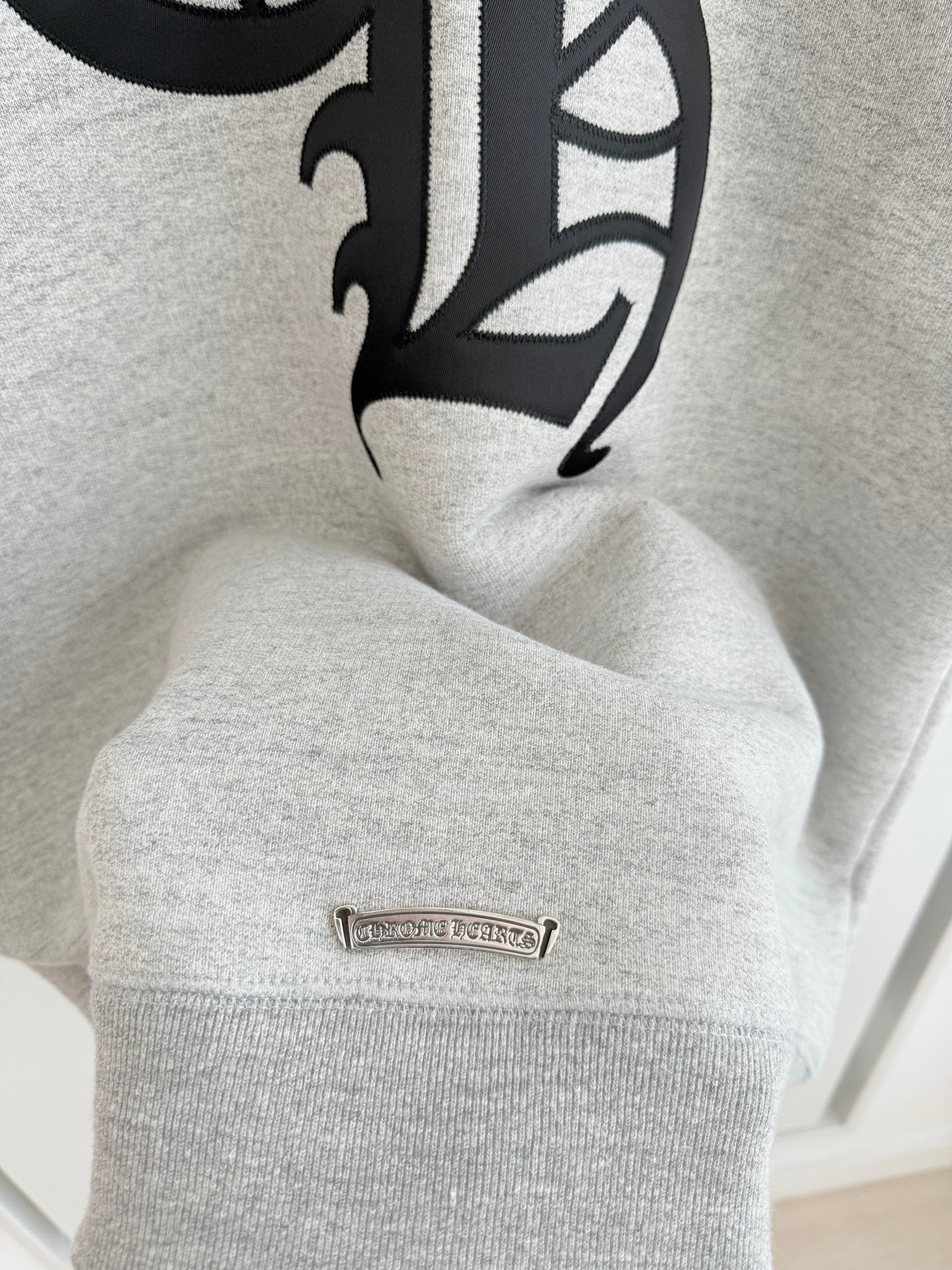 Chrome Hearts triple Cross Patched Hoodie