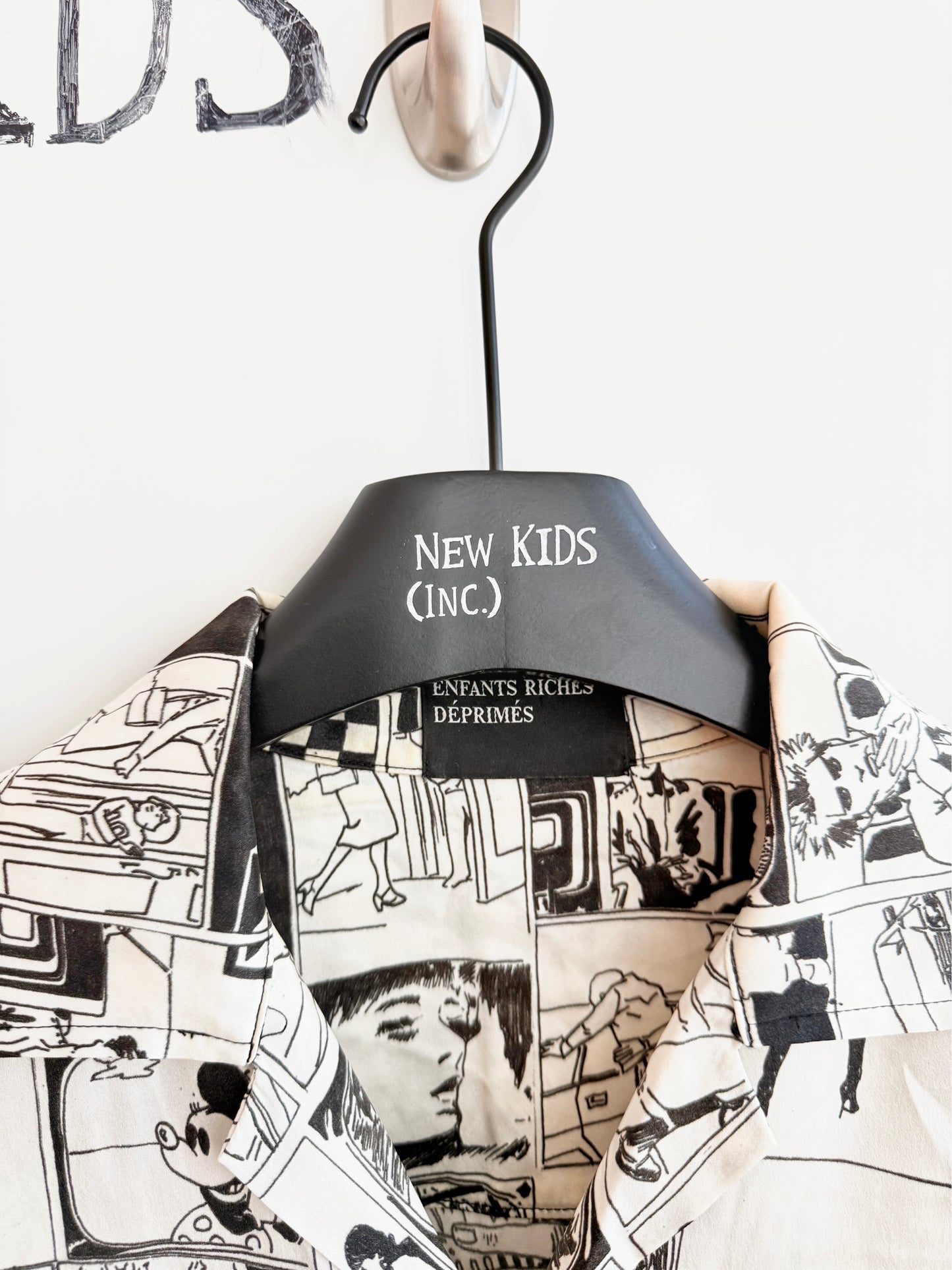 Enfants Riches Deprimes Checkered Silk Shirt