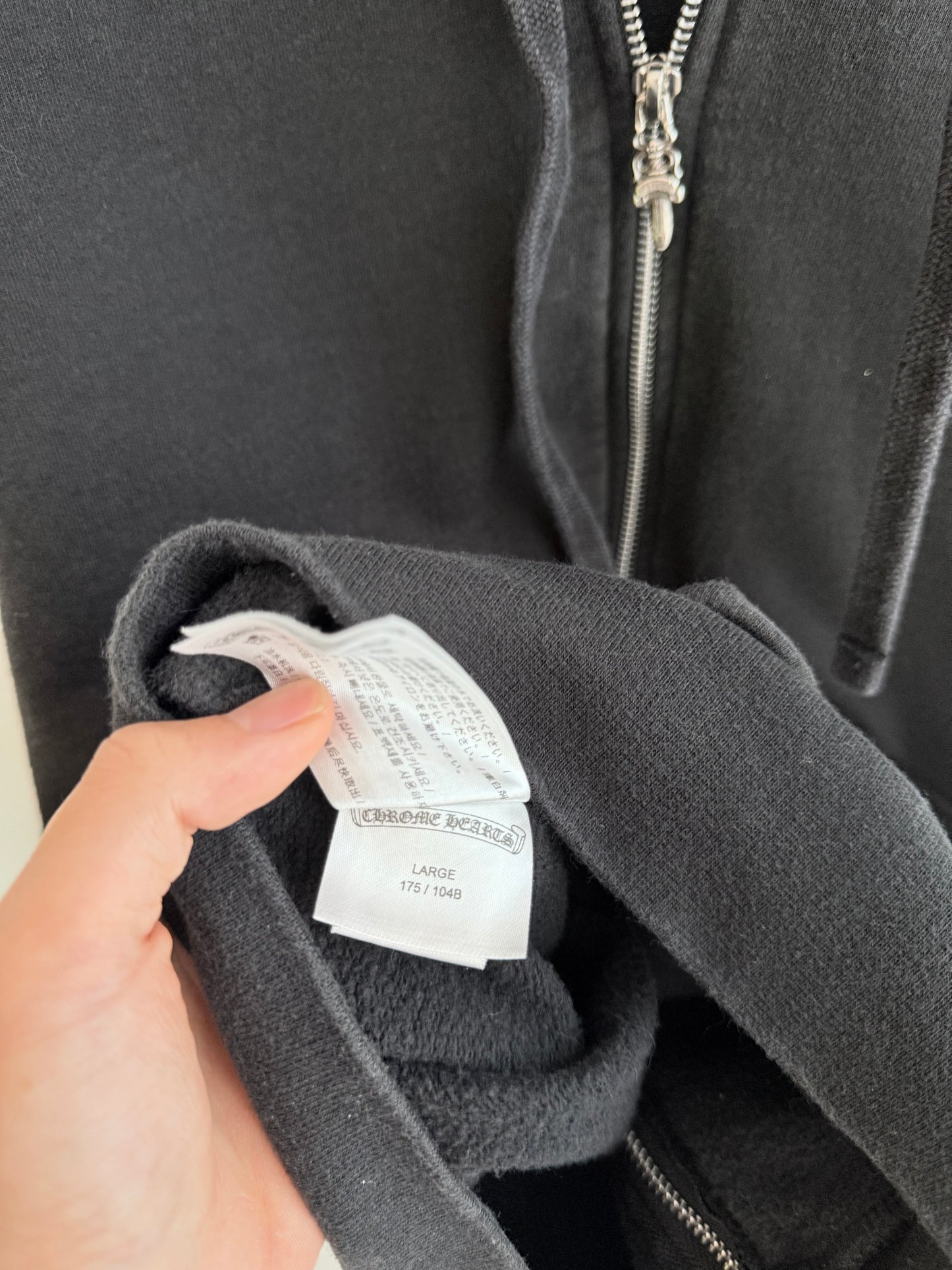 Chrome Hearts Eye chart Zip up Hoodie