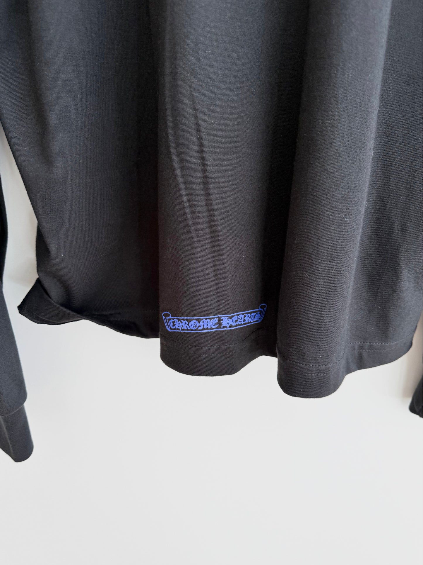 Chrome Hearts Blue logo long sleeve shirt