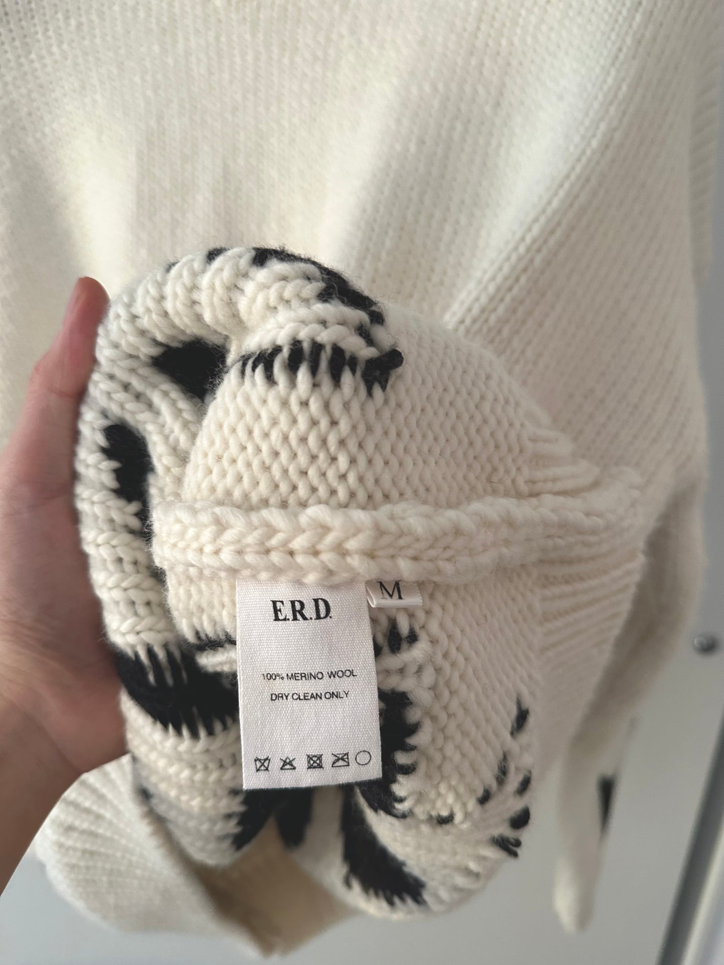 Enfants Riches Deprimes Apres Defile Cross knit Sweater