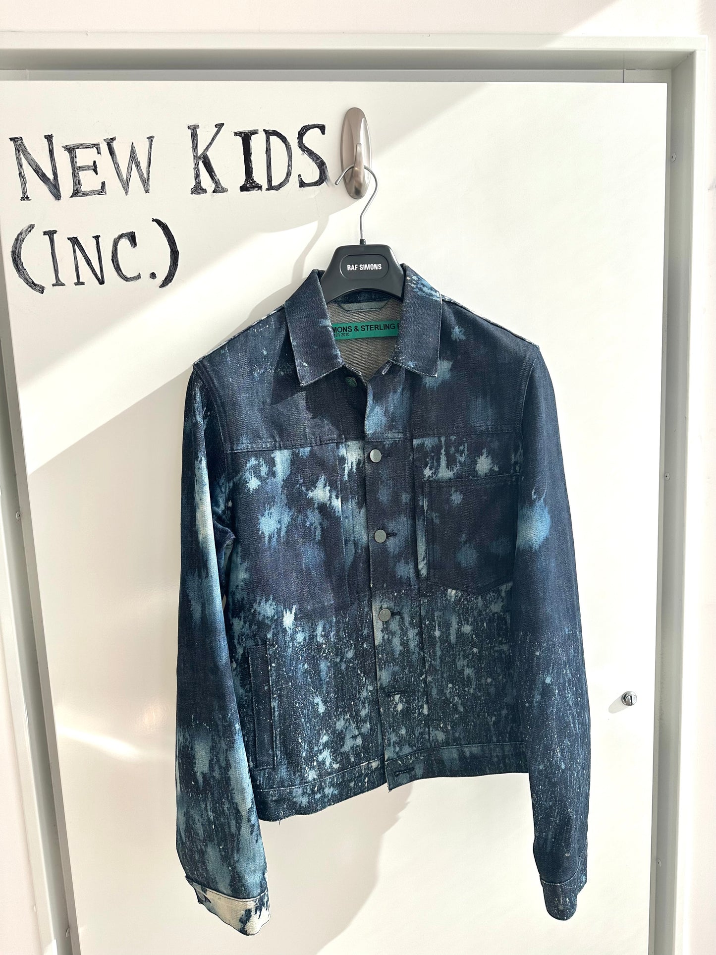Raf Simons x Sterling Ruby Blue crystal Jacket