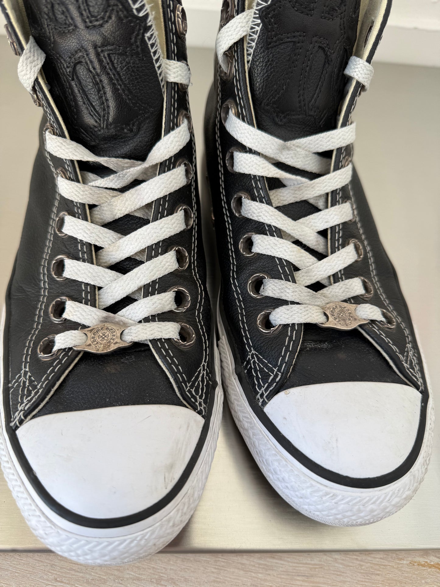 Chrome Hearts Leather Converse