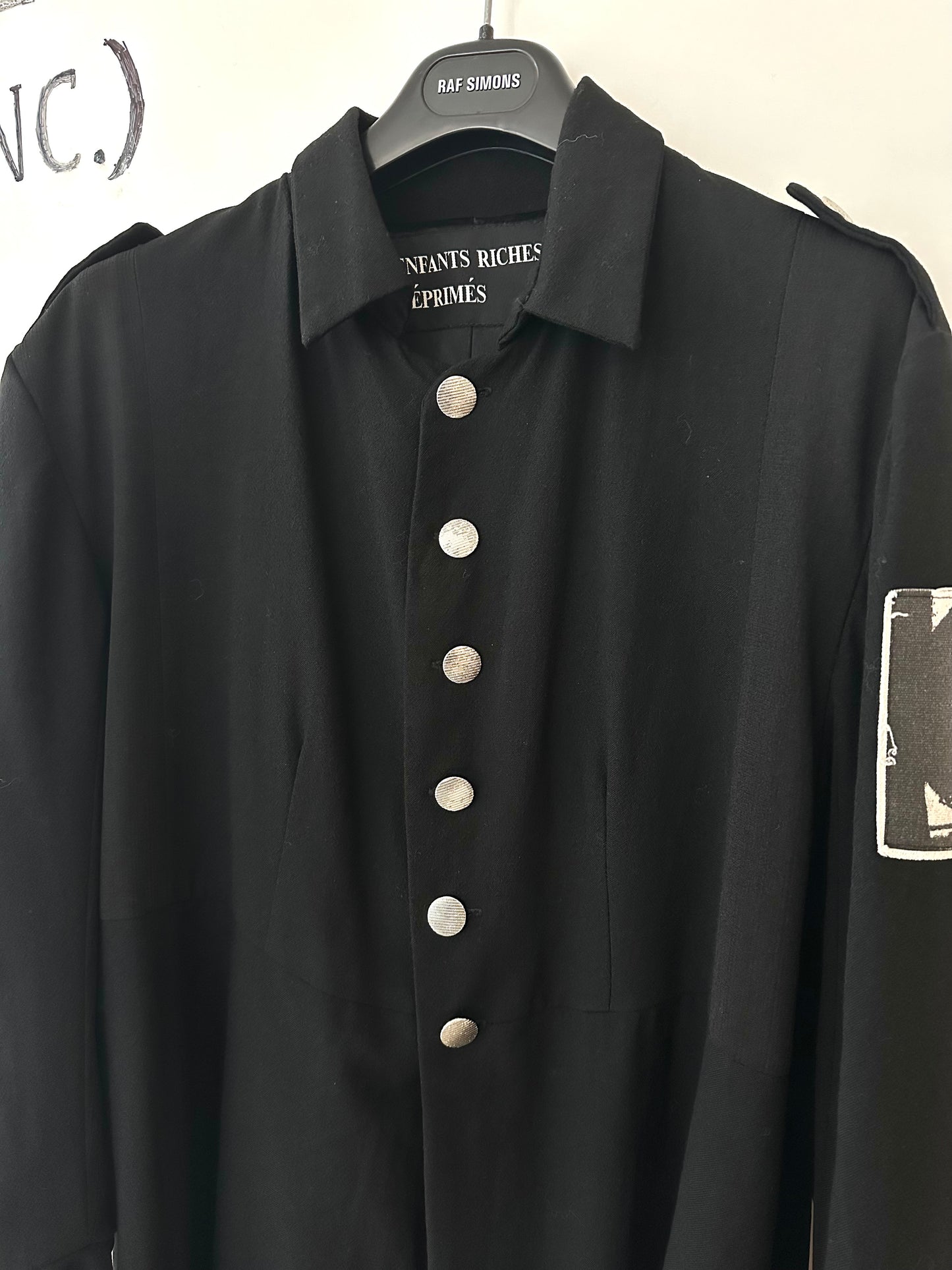Enfants Riches Deprimes Patched Napoleon Coat