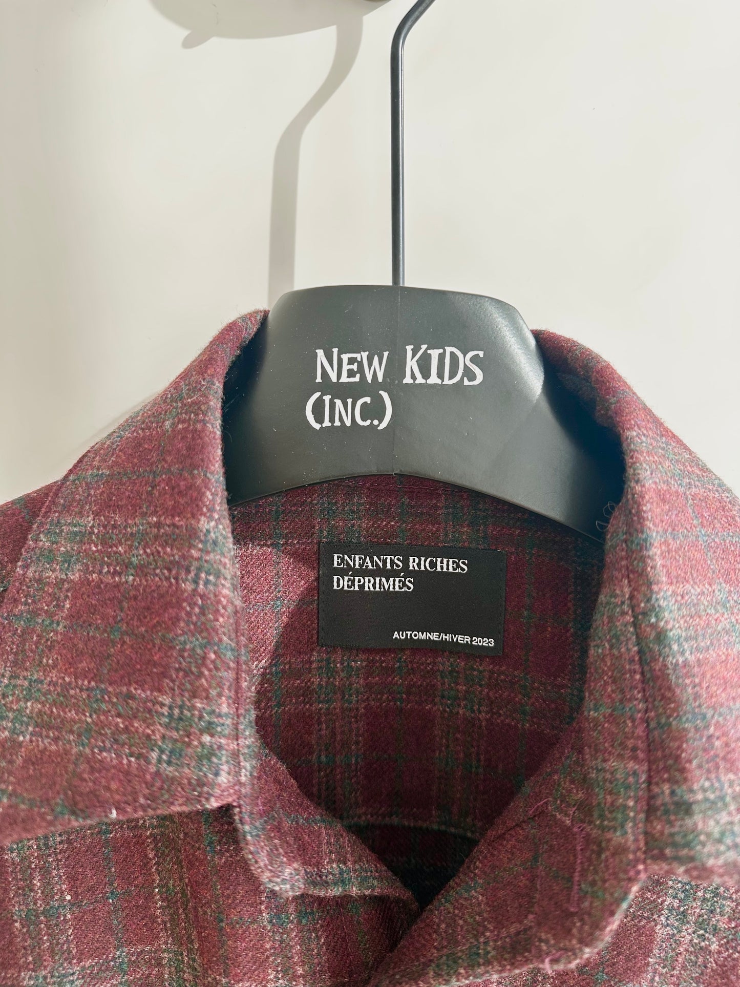 Enfants Riches Deprimes Patched Flannel Shirt