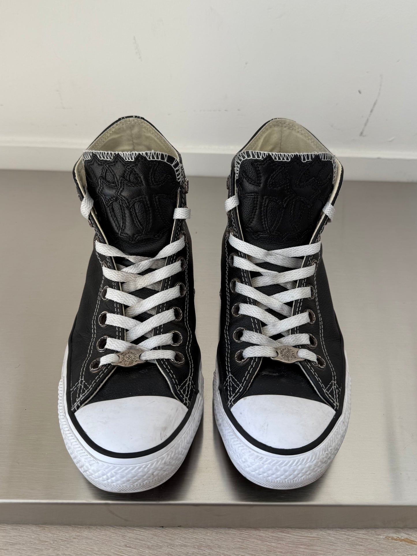 Chrome Hearts Leather Converse