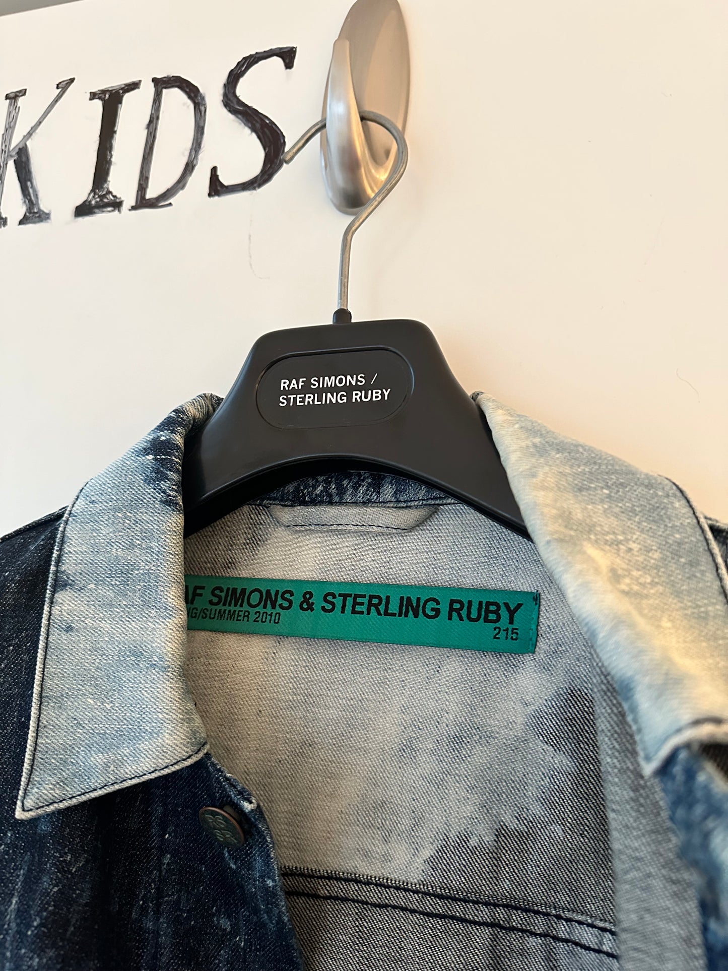 Raf Simons x Sterling Ruby Blue Denim Jacket