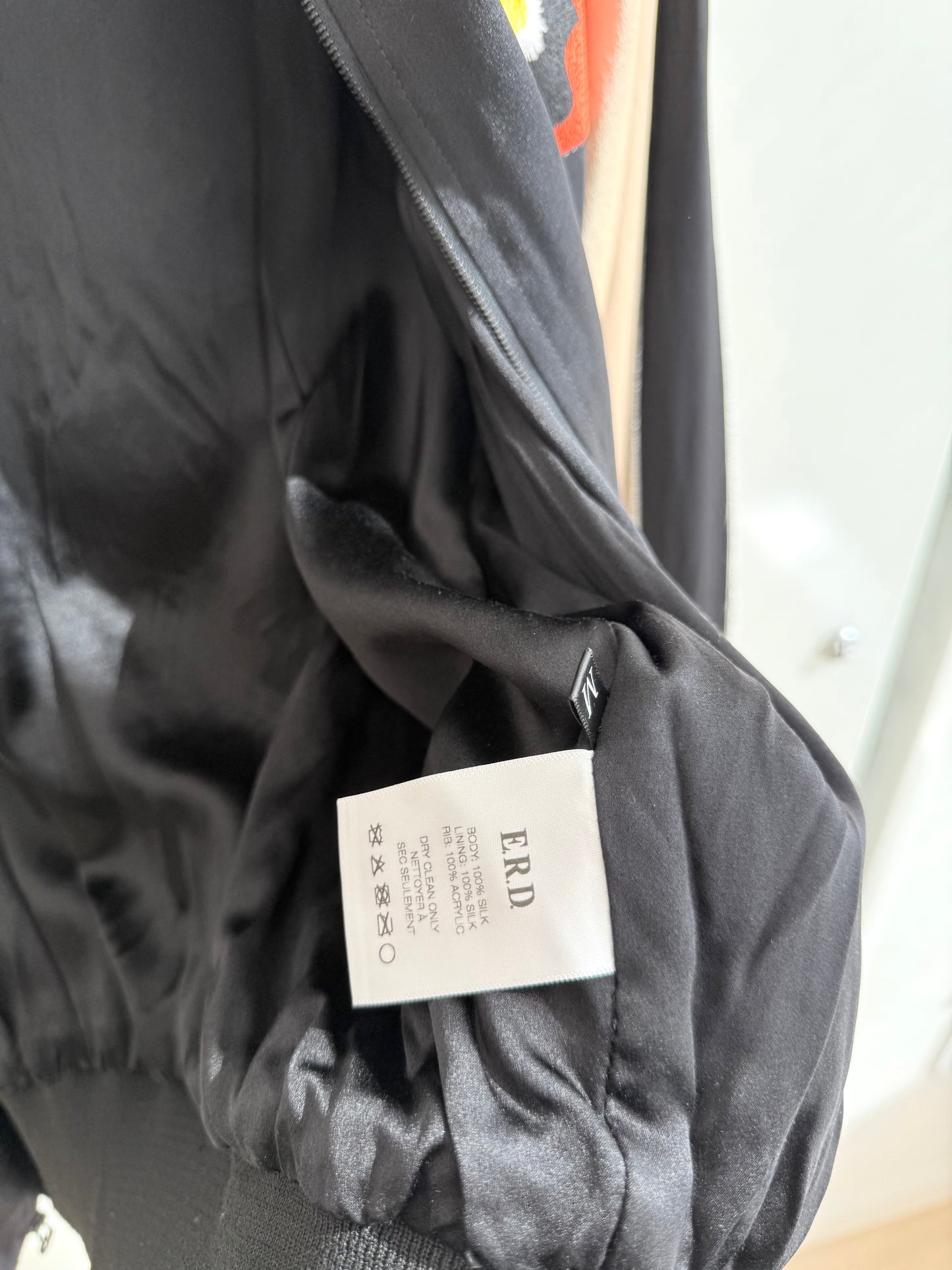 Enfants Riches Deprimes Chinese Rocks Silk Bomber Jacket