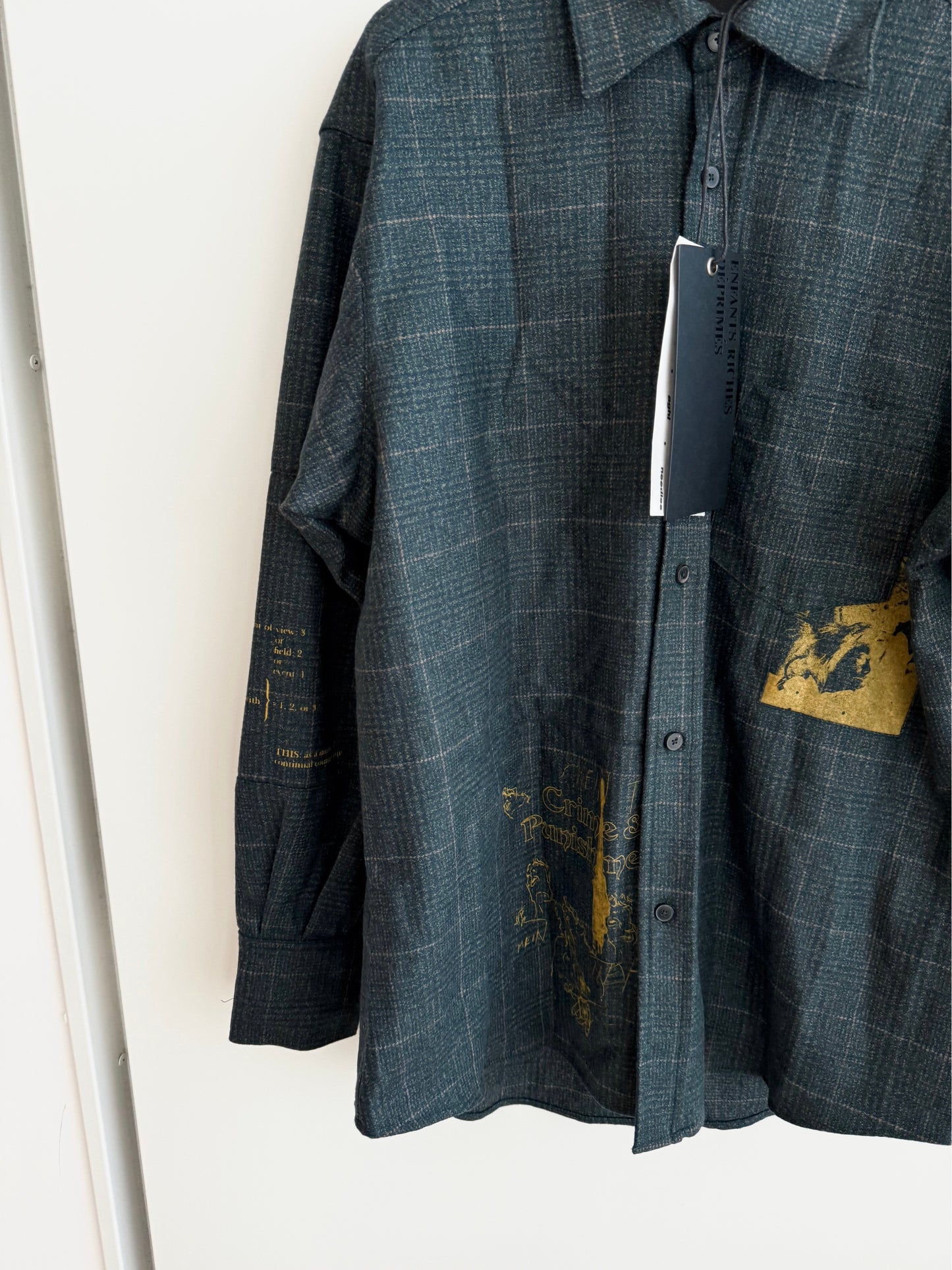 Enfants Riches Deprimes Patch Flannel Shirt