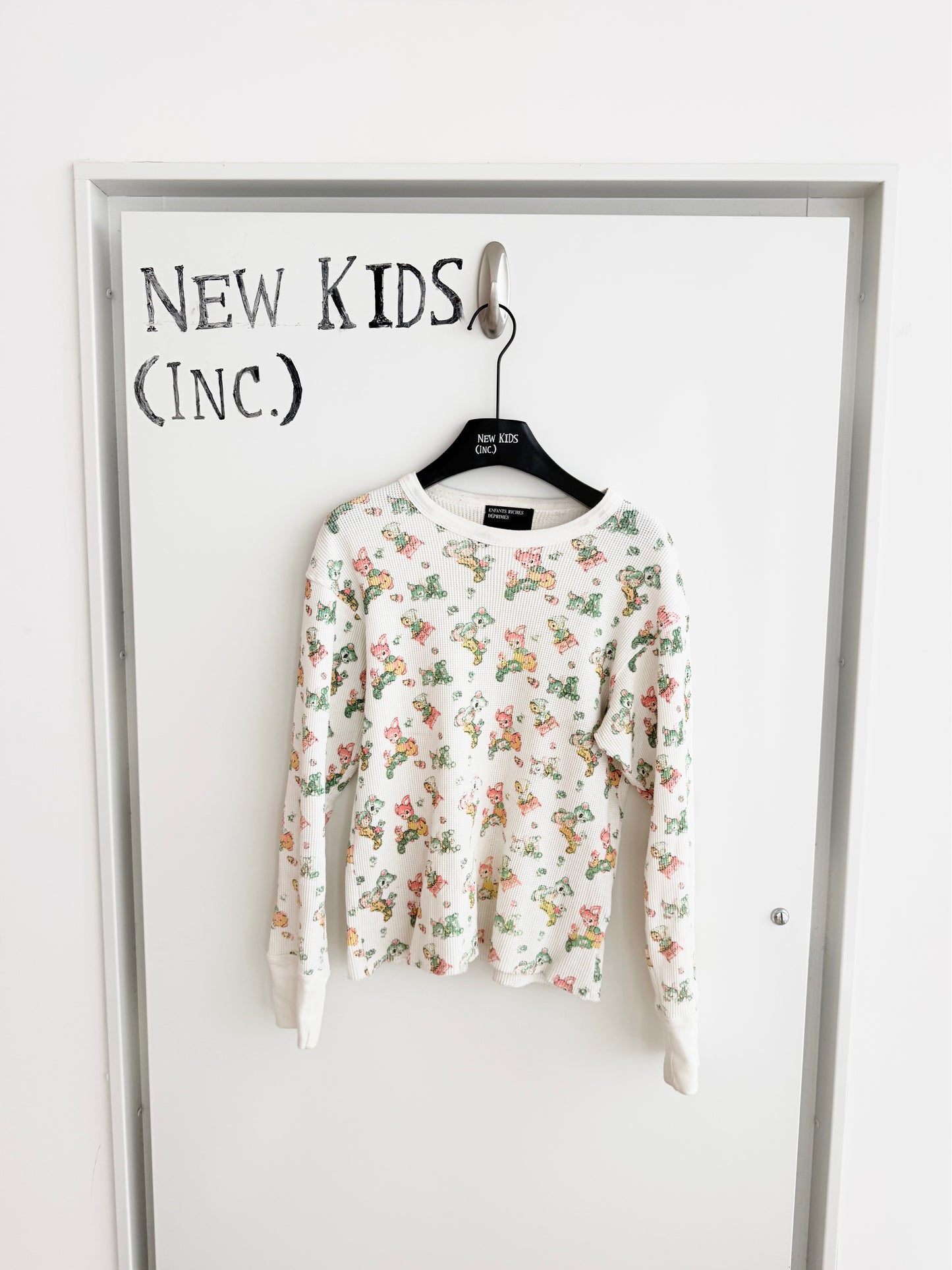 Enfants Riches Deprimes Baby Print Waffle Long Sleeve