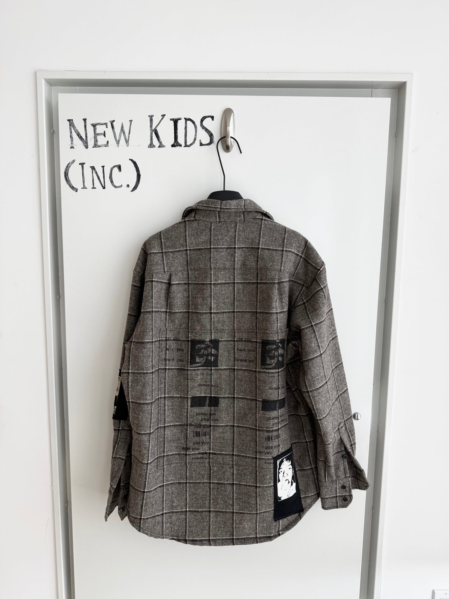 Enfants Riches Deprimes Austrian Holiday Patched Flannel Shirt