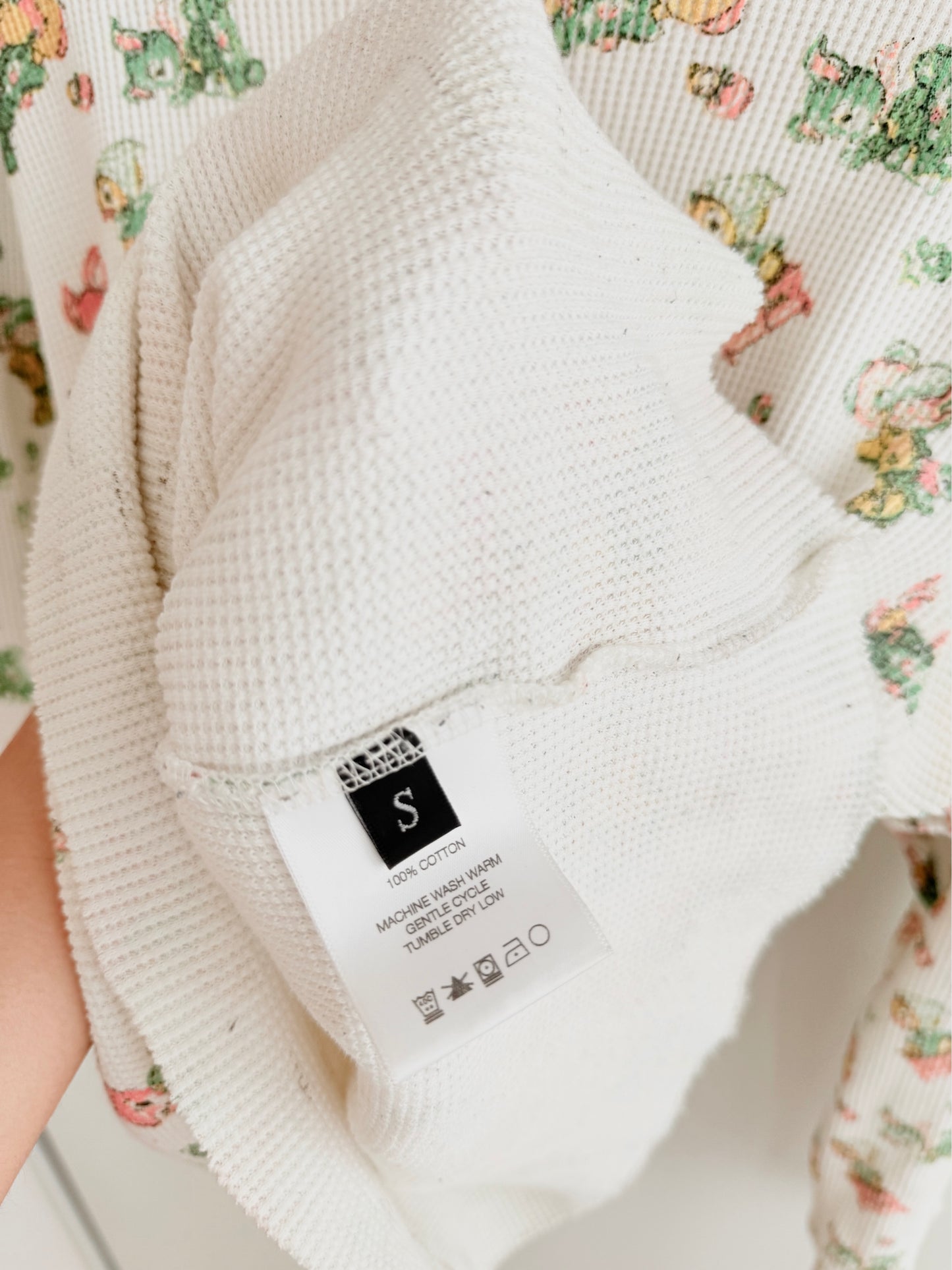 Enfants Riches Deprimes Baby Print Waffle Long Sleeve