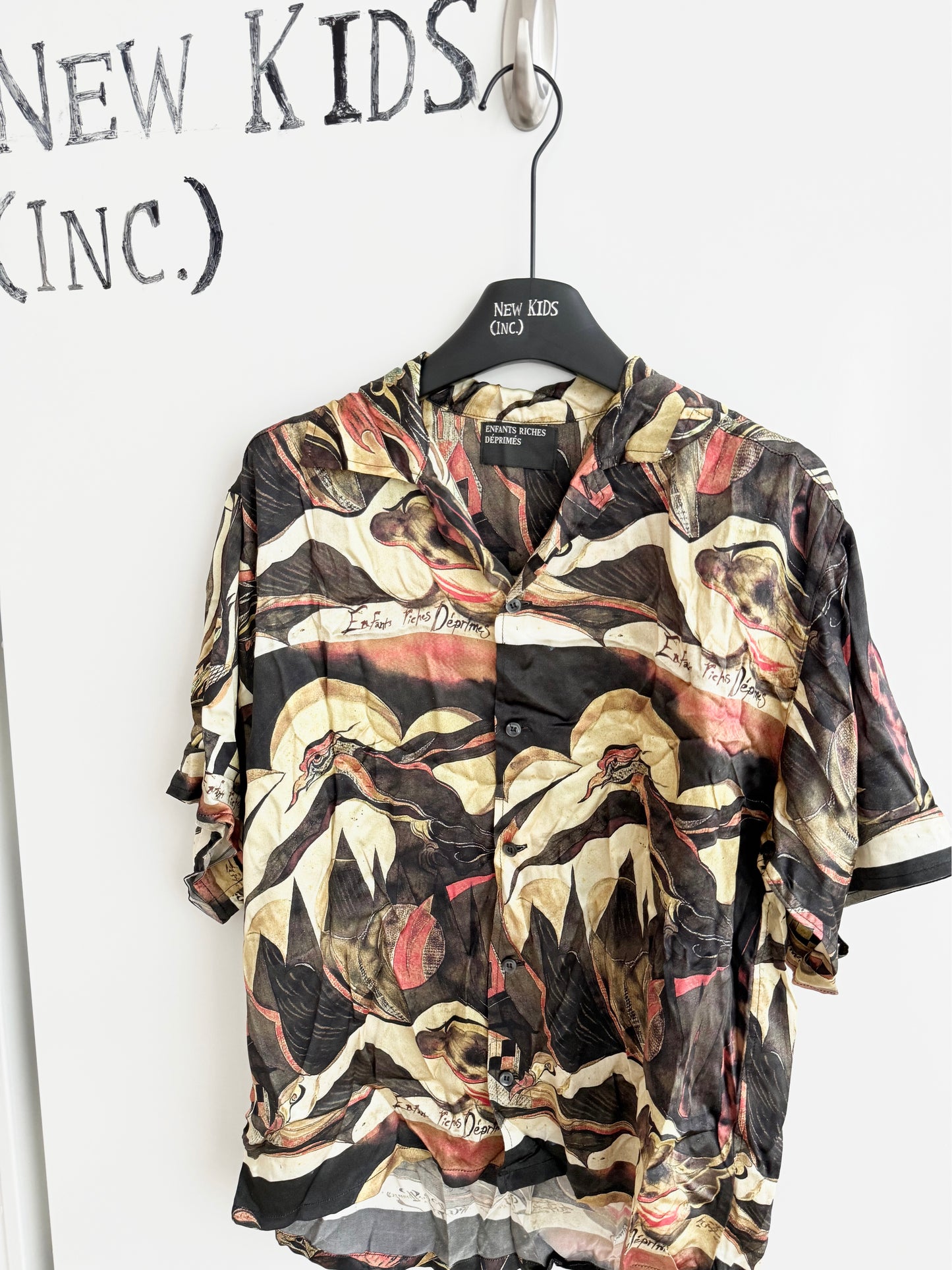 Enfants Riches Deprimes Silk Multicolor Broken Violin Shirt