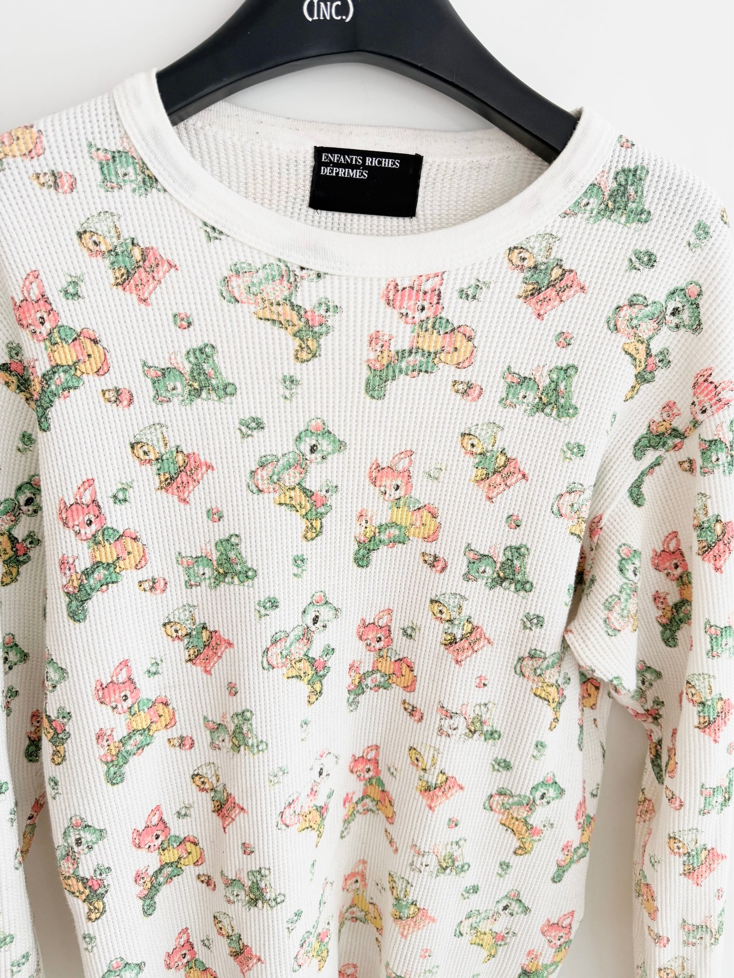 Enfants Riches Deprimes Baby Print Waffle Long Sleeve