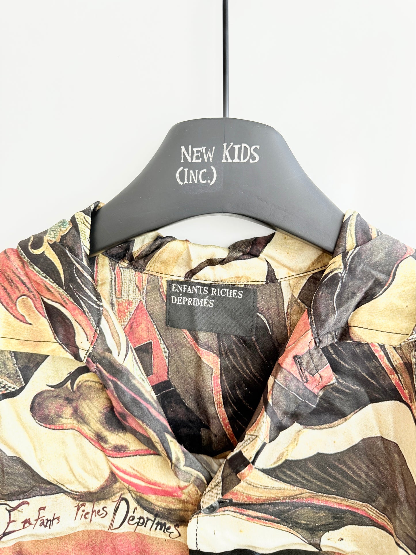 Enfants Riches Deprimes Silk Multicolor Broken Violin Shirt
