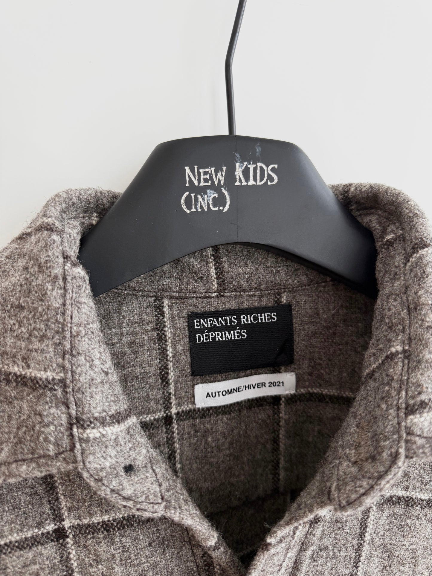 Enfants Riches Deprimes Austrian Holiday Patched Flannel Shirt