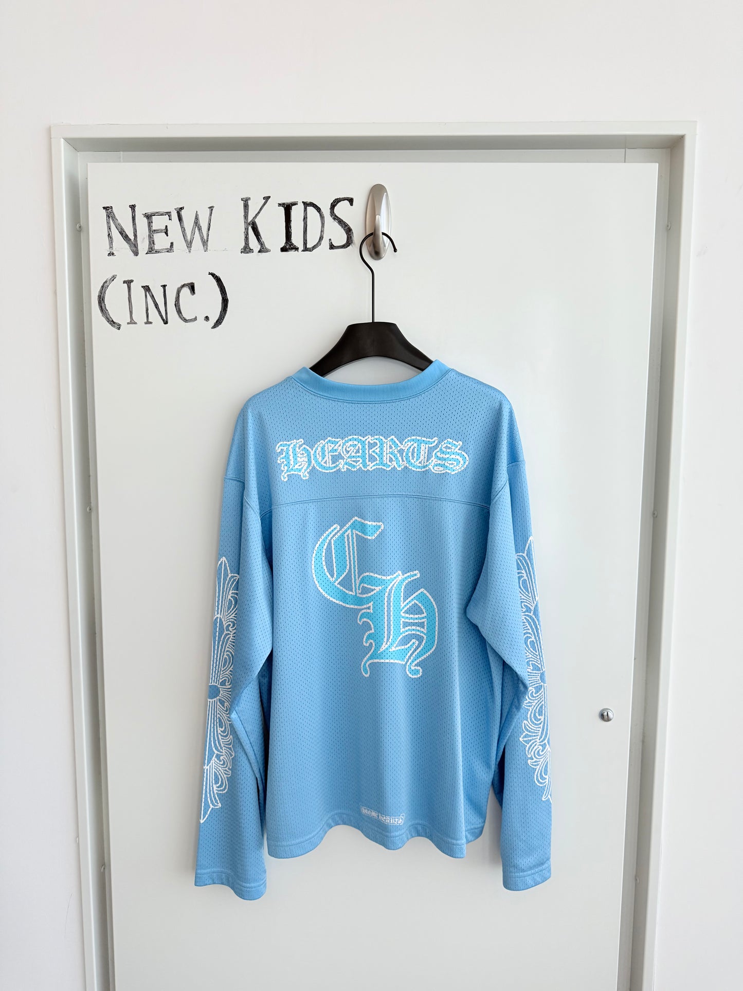 Chrome Hearts Blue Jersey Long Sleeves