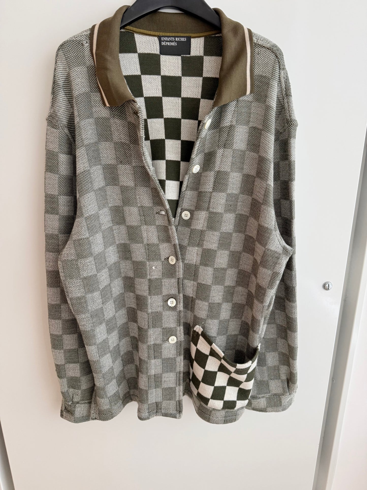 Enfants Riches Deprimes Checkered Wool Jacket