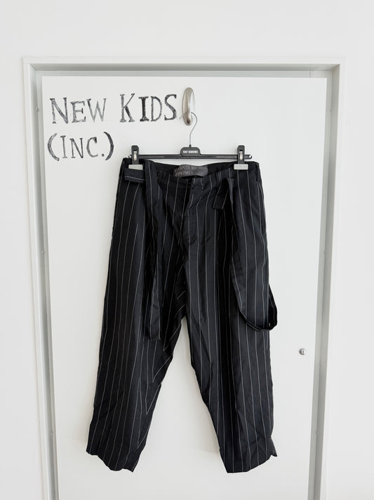 Enfants Riches Deprimes Pinstripe Wool Suspender Pants