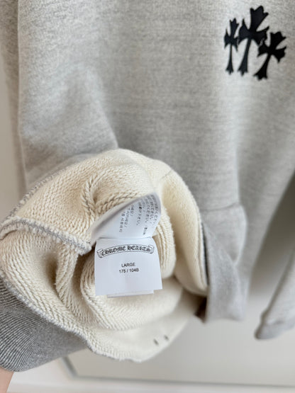 Chrome Hearts triple Cross Patched Hoodie