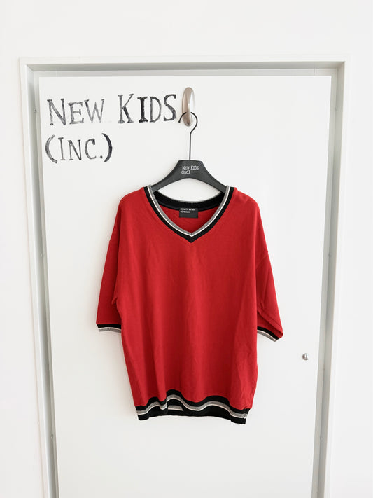 Enfants Riches Deprimes Checkered V Neck T Shirt