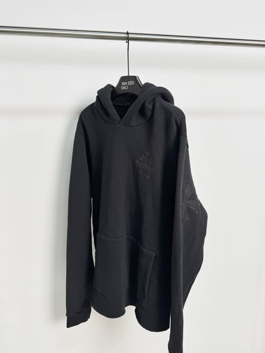 Chrome Hearts Triple Cross Patched Hoodie