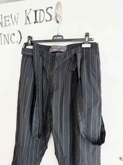 Enfants Riches Deprimes Pinstripe Wool Suspender Pants