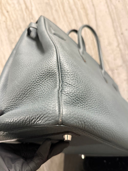 Hermes Bleu Orage Togo Birkin 40