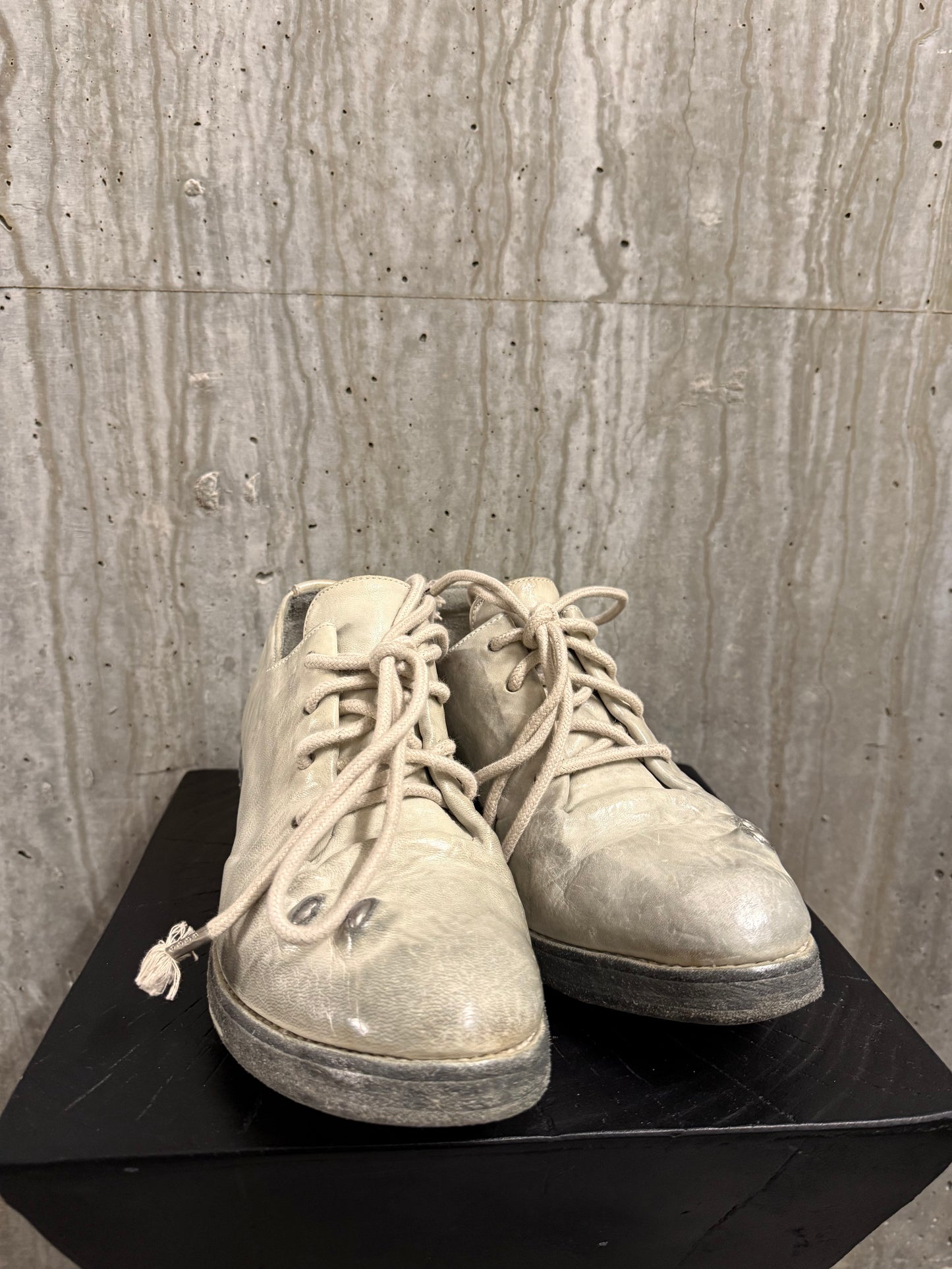 Carol Christian Poell Titanium U-Sole Derby(Stone Gray)