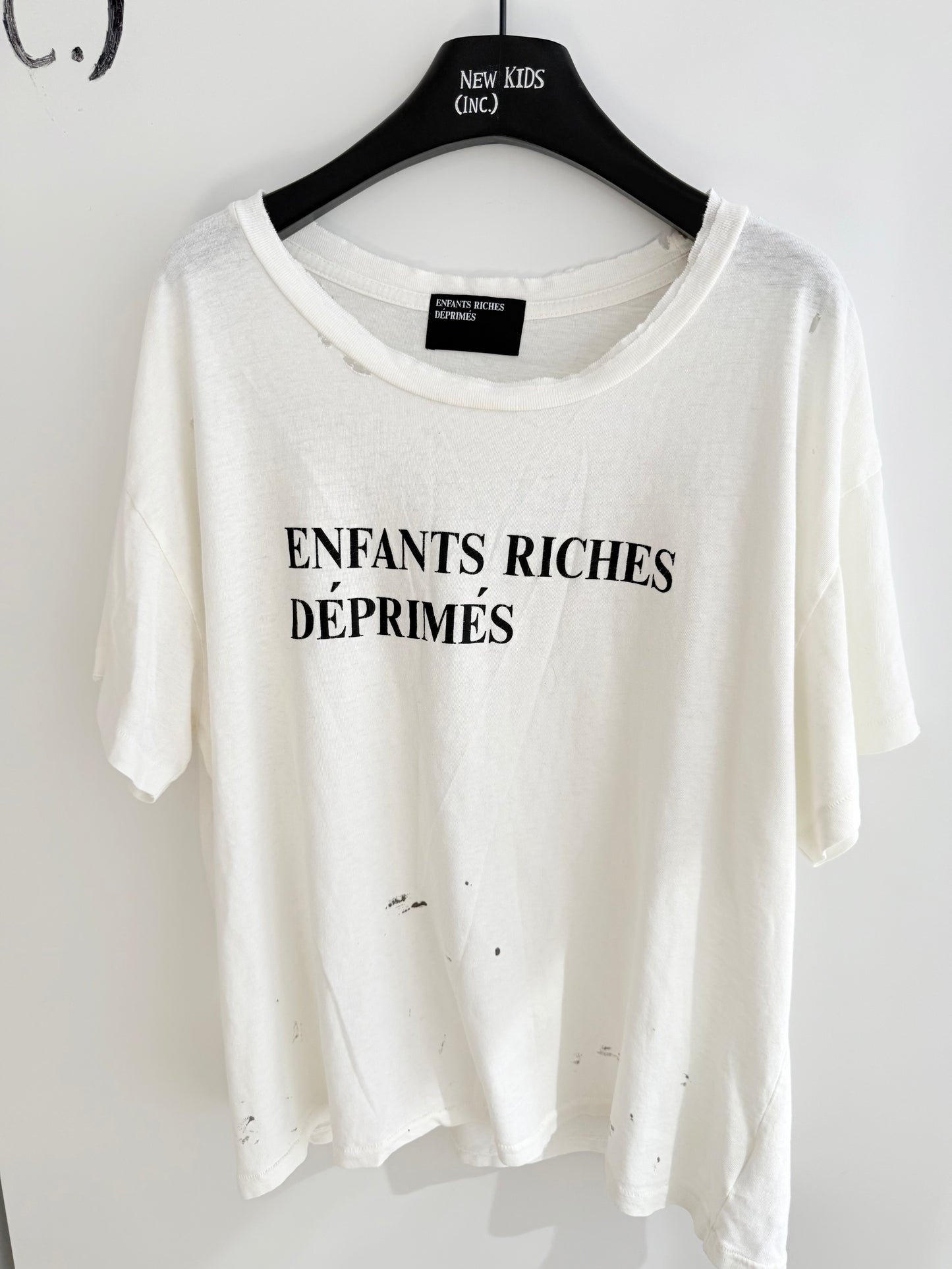 Enfants Riches Deprimes Ink Splatter Logo T-Shirt