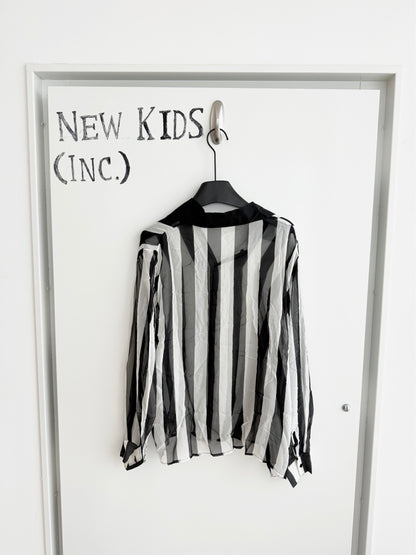 Enfants Riches Deprimes Silk Striped Shirt