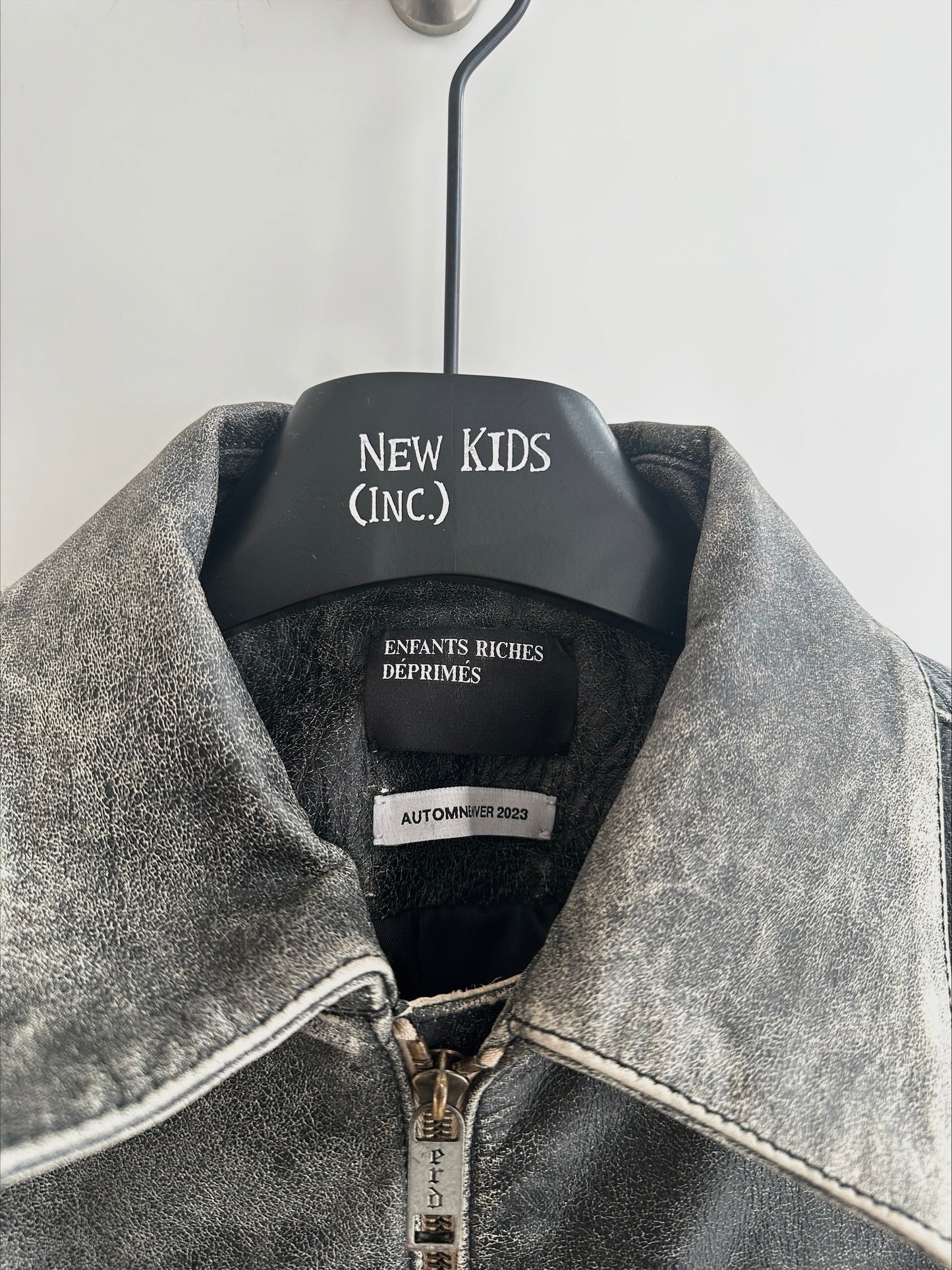 Enfants Riches Deprimes Sleep Sounds Leather Jacket