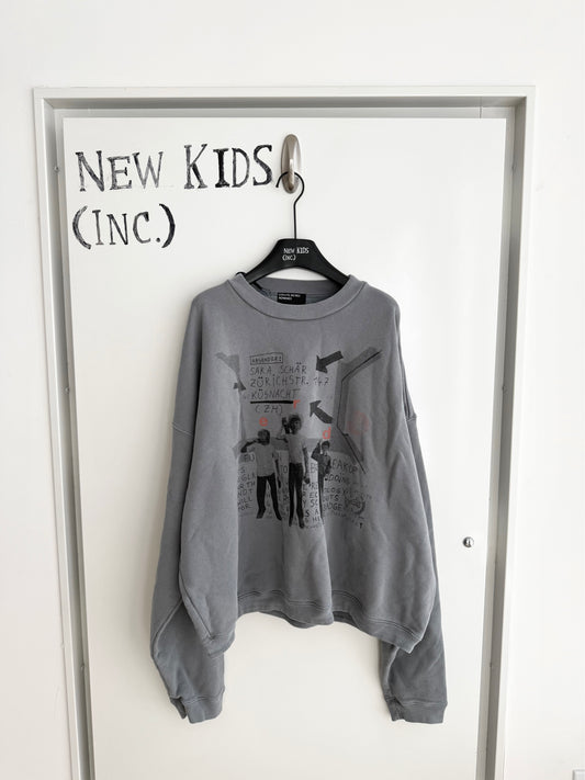 Enfants Riches Deprimes Haze Blue Arrow Kids Crewneck