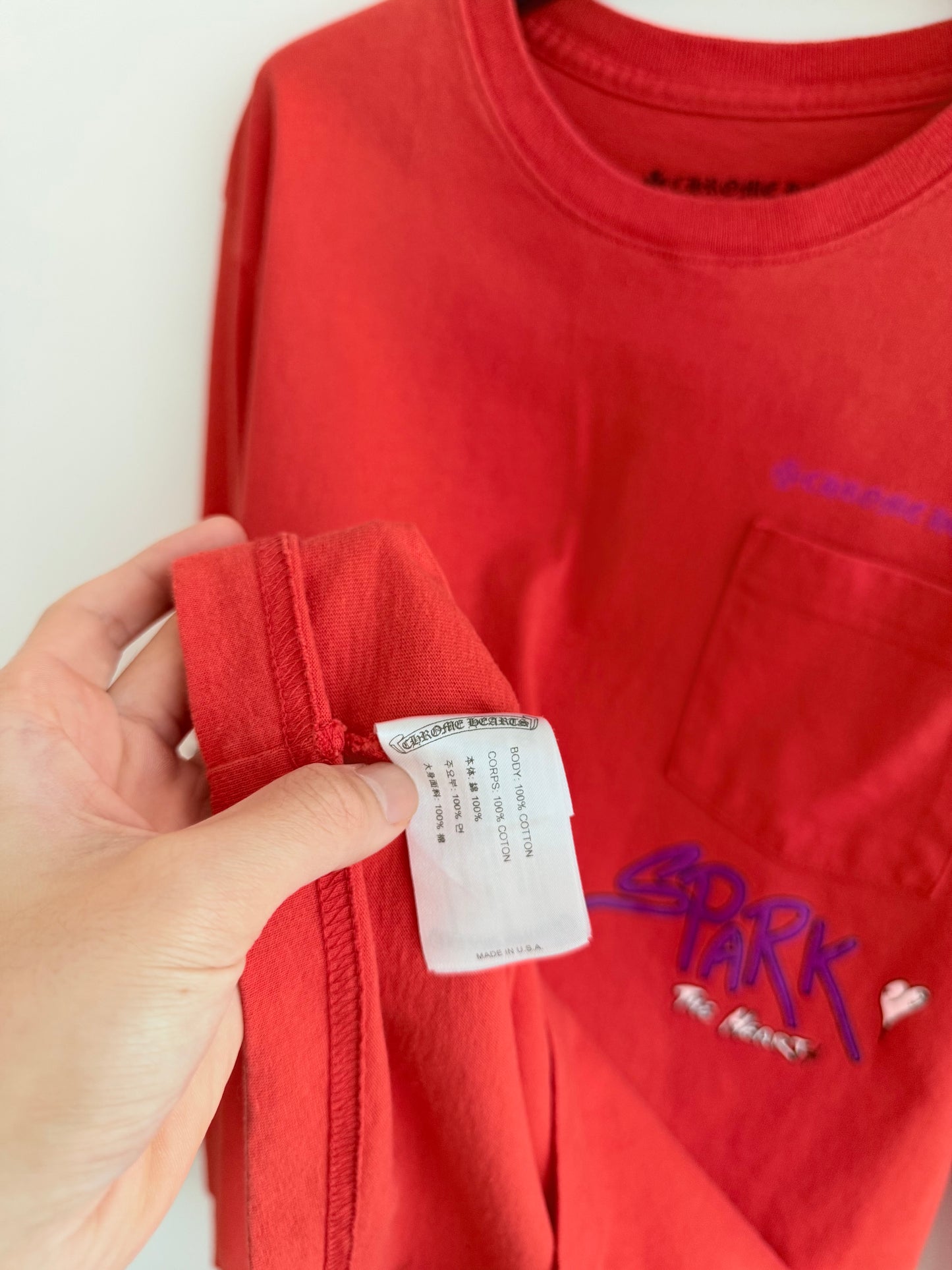 Chrome Hearts Matty boy Sadistic Lipstick Long Sleeves