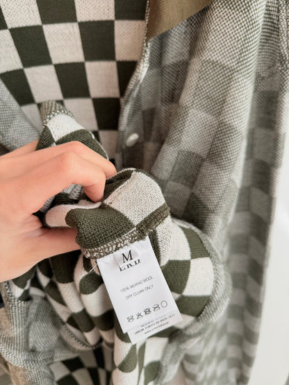 Enfants Riches Deprimes Checkered Wool Jacket