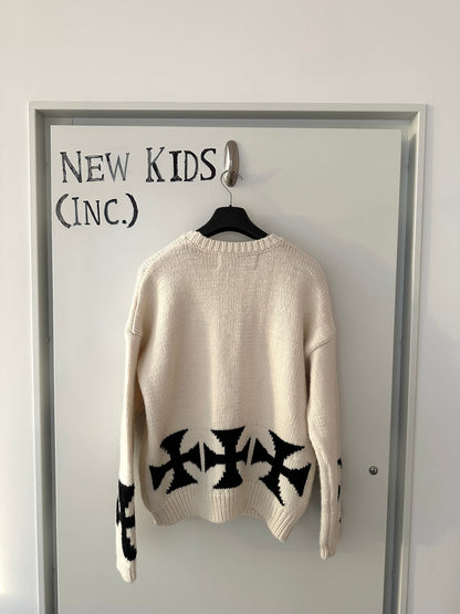 Enfants Riches Deprimes Apres Defile Cross knit Sweater