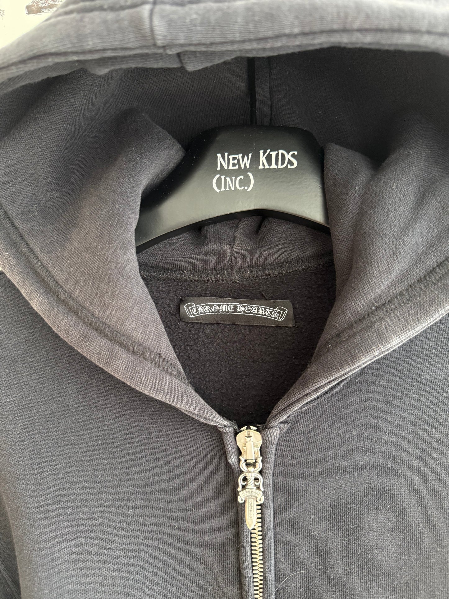 Chrome Hearts Cross Patched Jewelry Zip up Hoodie
