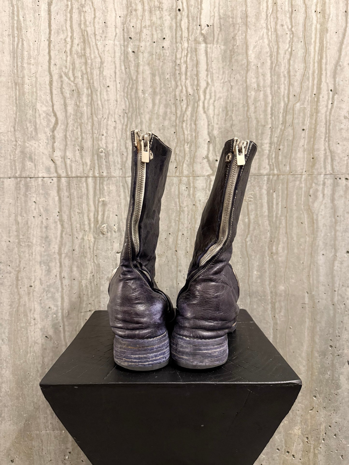 Carol Christian Poell Titanium Boots(Navy Black)