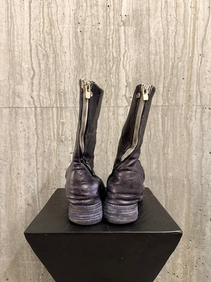 Carol Christian Poell Titanium Boots(Navy Black)