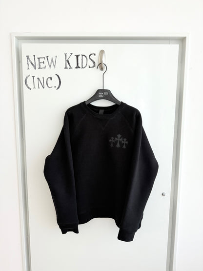 Chrome Hearts Triple Cross Patched Crewneck